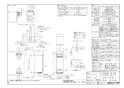 ノーリツ GT-2053AWX-2 BL  13A 納入仕様図 設置フリー形 ガスふろ給湯器 ユコアGT スタンダード スリム フルオート 20号 屋外壁掛形(PS標準設置形) 納入仕様図2